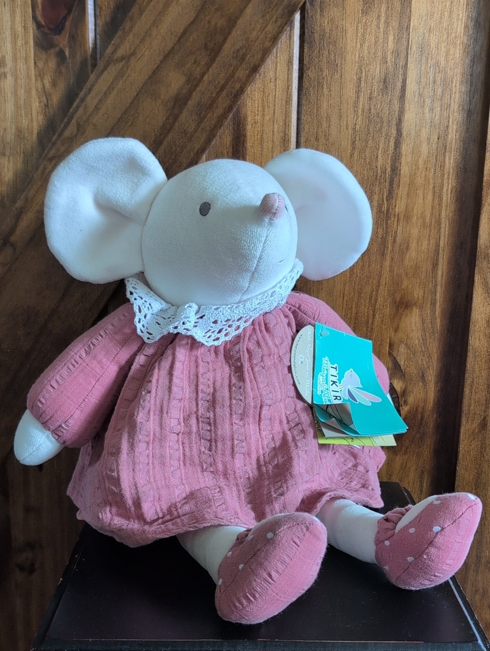 New Tikiri Meiya The Mouse Pink Plush Doll 16"